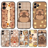 Mobile phone black case Capybara (Z-8) for OPPO F5 A73 F7 F9 Pro A7X A9 F11 F17 F25 Pro F19 A74 F19 
