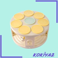 [Kokiya2] Sushi Tray Revolving Carousel Cupcake Holder Automatic for Party Event Festival Decoration