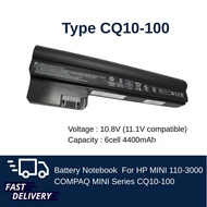 Battery HP COMPAQ Mini 110c-1000 CQ10-100 CQ10-110 CQ10-120 CQ10-130 CQ10-140 CQ10-150 New 1