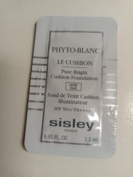 SISLEY PHYTO-BLANC Le Cushion Pure Bright Cushion Foundation color 00w shell SPF 50+ PA++++ 淨白亮肌抗污染氣墊粉底 試用裝 1.5ml sample 2
