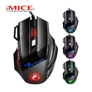 (PC5) iMICE X7 Wired Gaming Mouse 7 Buttons Optical 5000DPI Professional Mouse