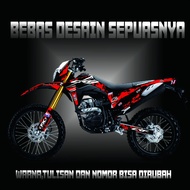 CRF 150 DECAL STICKER HONDA CRF 150 DECAL STICKER HONDA CRF 150 FULL BODY DECAL STICKER (B01)