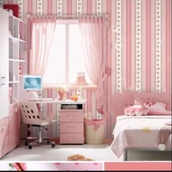 Wallpaper corak pink