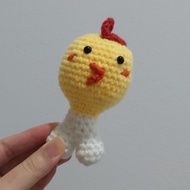 Knitted chicken doll | Amigurumi Chicken Drumstick