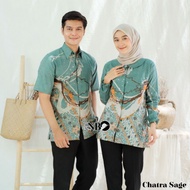 Couple batik clothes for husband and wife, modern batik uniforms