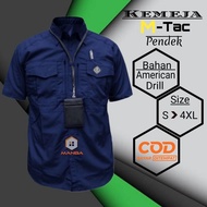 Ready Stok Kemeja Tactical M-Tac Lengan Pendek/Kemeja Pria Original