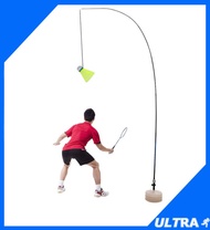 Badminton Training Solo Single Player Stand Court Portable Outdoor Sport Latihan Seorang Tiang Berdi