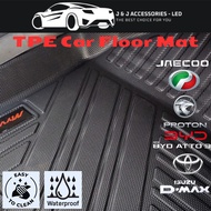TPE Floor Mat 100% Fit Carpet Alza Veloz Myvi Bezza Iriz Saga vvt blm flx fl Vios Persona X50 X70 S7
