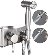 Shower, Fabric Diaper Sprayer for Baby, Brass Handheld Bidet Sprayer with Hot and Cold Water for Toi