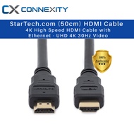 StarTech.com 1.6ft (50cm) HDMM50CM 4K High Speed HDMI Cable with Ethernet StarTech.com High Speed HD