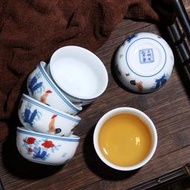 Demeter 缸杯德化盞杯茶杯單個陶瓷茶碗老板杯復古日式家用茶具