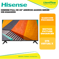 HISENSE 43"LED TV,FHD,SMART HIS-43A4200G