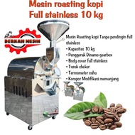 Mesin roasting kopi 10 kg full stainless tanpa pendingin