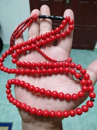 Tasbih batu marjan mix suyer 100% asli saiz 8mm 100 biji