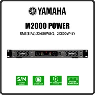 YAMAHA M2000 POWER /M4000 POWER/M2200X POWER/M4800X POWER แอมพลิฟายเออร์ดิจิตอลสองทางและสี่แชนเนล งา