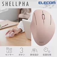 ELECOM Shellpha 無線3鍵滑鼠(靜音)- 粉