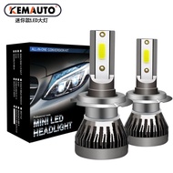 หลอดไฟหน้า H4 Led สําหรับรถยนต์ ไฟหน้าหลอดไฟ รถยนต์ ไฟหน้าสำหรับรถยนต์ LED หลอดไฟอัตโนมัติ 1 คู่ ไฟหน้ารถ ไฟหน้า LED อัตโนมัติ