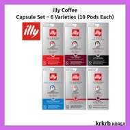 illy Coffee Capsule Set – 6 Varieties (10 Pods Each)