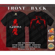 BAJU STREET FIGHTER AKUMA T-SHIRT LENGAN PENDEK ROUNDNECK COTTON PREMIUM ATAU MICROFIBER