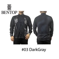 Bentop Baju Batik Kemeja Long Sleeve Baju Batik Lengan Panjang Slim Fit Cutting Classic Series