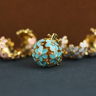 1.22 Hundred Flowers Ingrown Diamond Pendant Hollow Sachet Ball Pendant Aromatherapy Car Hanger Open