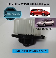 3MONTH WARRANTY OEM QUALITY TOYOTA WISH 2003-2008 AIR COND BLOWER MOTOR ALTIS 2003-2007 AIRCOND BLOW