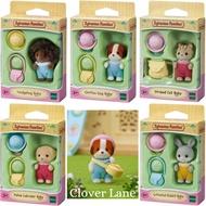 Sylvanian Families Baby Hedgehog Chiffon Dog Cat Rabbit Calico Critters Doll House Accessories Toys