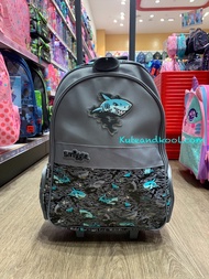 เป้ล้อลากมีไฟ Smiggle Light up Trolly backpack-Wild side- ฉลาม