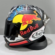 ARAI RX7X Red Bull Guard Full Face Helmet Arai Red Bull Full Face Helmet Arai Riding Hat Full Face M