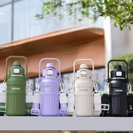 DODGE Tumbler Double Drink 800ml with Stainless Steel Strap SUS 316 Insulated