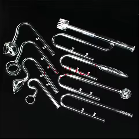 Aquarium Glass Lily Poppy Voilet Inflow Outflow Pipe For Planted Fish Tank 12/16mm 16/22mm Canister 