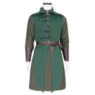 LY Medieval Renaissance Male Elf rior Gauntlet Leather Armor Cosplay Costume Halloween Cosplay O
