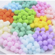 Assorted pastel mixed colour pom pom craft fur balls plush balls pom pom crafts DIY crafting tools e