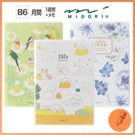 Midori Pocket Diary B6 Weekly Planner 2026