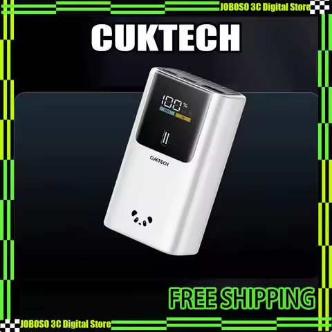 CUKTECH 10 Mini Power Bank 55W MAX 10000mAh High-Capacity Digital Display Power Bank Portable Fast C