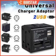 Travel Adapter World Universal Plug Converter 1500W AUS/EUR/US/UK Power Converter USB Charger Travel
