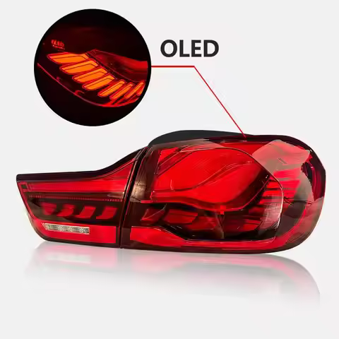 J ONE BMW 4 Series M4 2013-2020 OLED GTS Dragon Scale Tail Light LED Steering Brake Daytime Running 