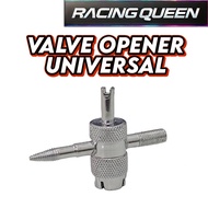 TUBE VALVE OPENER MOTOR MOTORCYCLE 4WAY SCREW TAYAR TYRE STEM CORE TOOLS TOOL TUBELESS CAR REMOVE BA