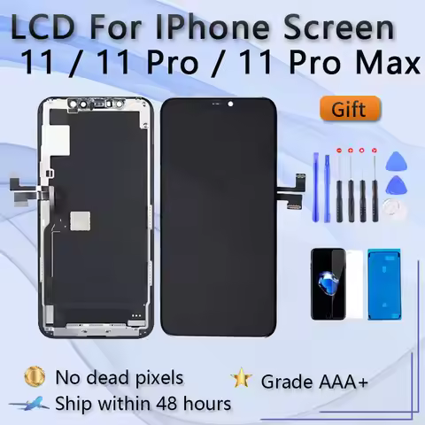 OLED Screen for iPhone 11 Pro Max Display Screen Replacement TFT for iPhone 11, 11 Pro LCD Display S