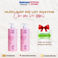 Anmous underwear detergent super large bottle 800ml - Antibacterial Enzyme, gentle, removes stains, 