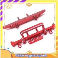 【W】Metal Front Rear Bumper for 1/10 RC Crawler Car MN999 MN222 TRX4 SCX10 90046 90047 RC Car Upgrade