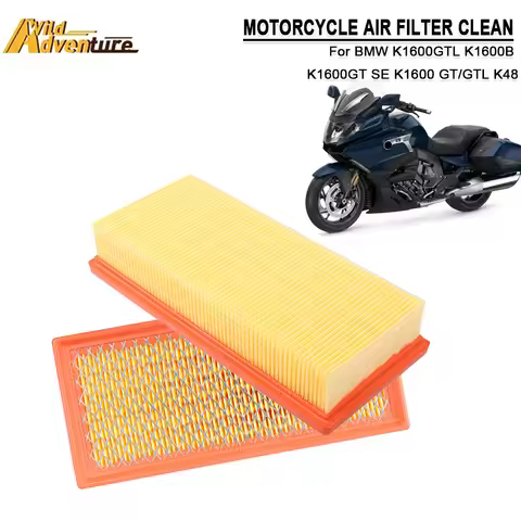 Motorcycle High Flow Air Filter For BMW K1600GTL K1600B K1600GT SE K1600 GT/GTL K48 Engine Intake Pu