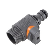 Straight Valve 6 Points Male Threaded Nipple Quick Connector 3/4 Switch Valve Connector Garden Water