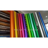 (READY STOCK)Matte chrome wrap air free fancy cool colour wrap sticker car wrap