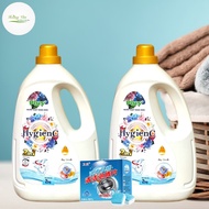 02 Chai nước giặt HyGienC Plus - Tặng 12 viên tẩy lồng máy giặt