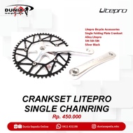 Crankset Litepro Single Chainring