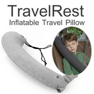 【2 pcs in 1 set】?TravelRest Styling ＜The Ultimate Inflatable Travel Pillow＞?- -Easy to Use Inflate a