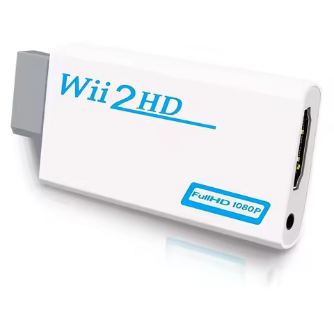 For Wii to HD-MI Converter, 1080P Full HD Device with 3,5mm Audio Jack&HD-MI Output for Nintendo Wii
