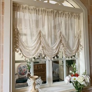 American Nordic Roman Blinds Vertical Linen Lifting Curtain Window Room Decoration