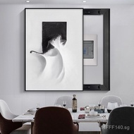 Abstract Vertical Electric Meter Box Decorative Painting No-Drill Cover Box Distribution Box Circuit